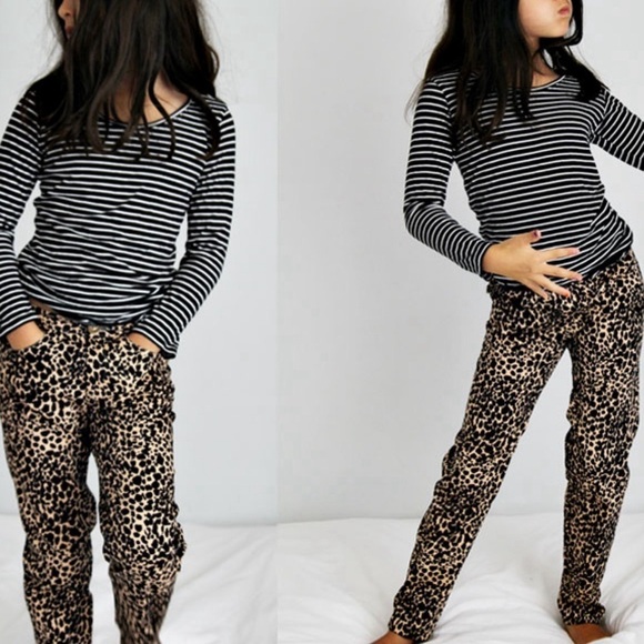 AGREE2DISAGREE • Leopard Harem Lounge Pants Joggers - Picture 5 of 7